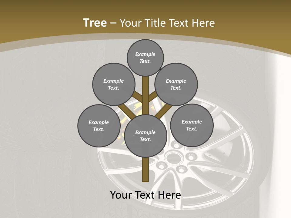 Speed Industry Tire PowerPoint Template