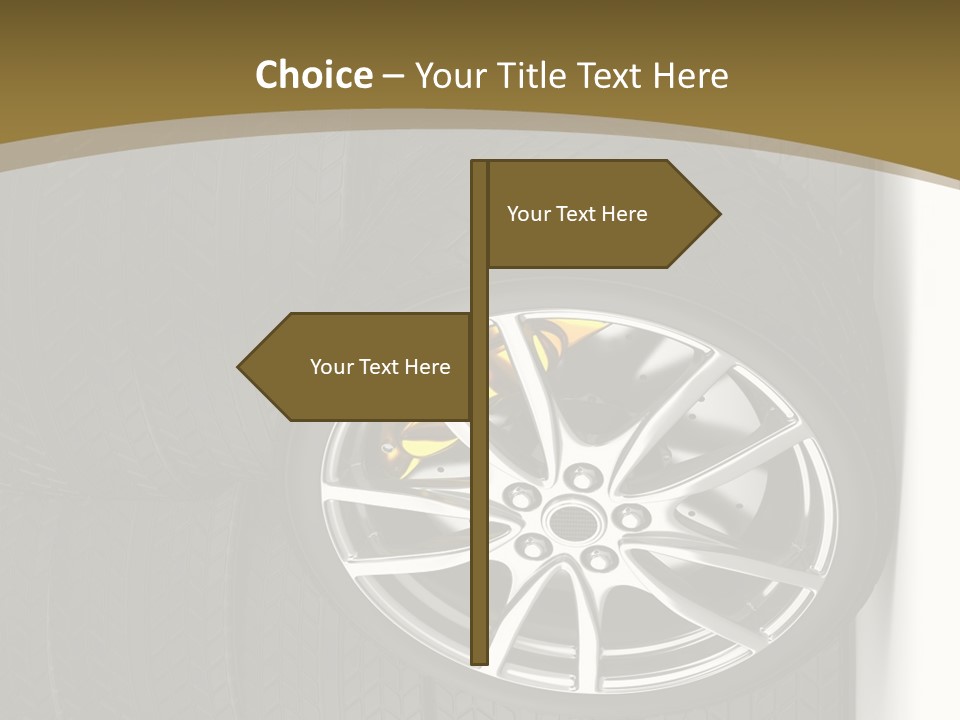 Speed Industry Tire PowerPoint Template