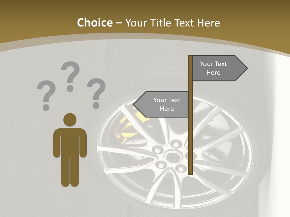 Speed Industry Tire PowerPoint Template