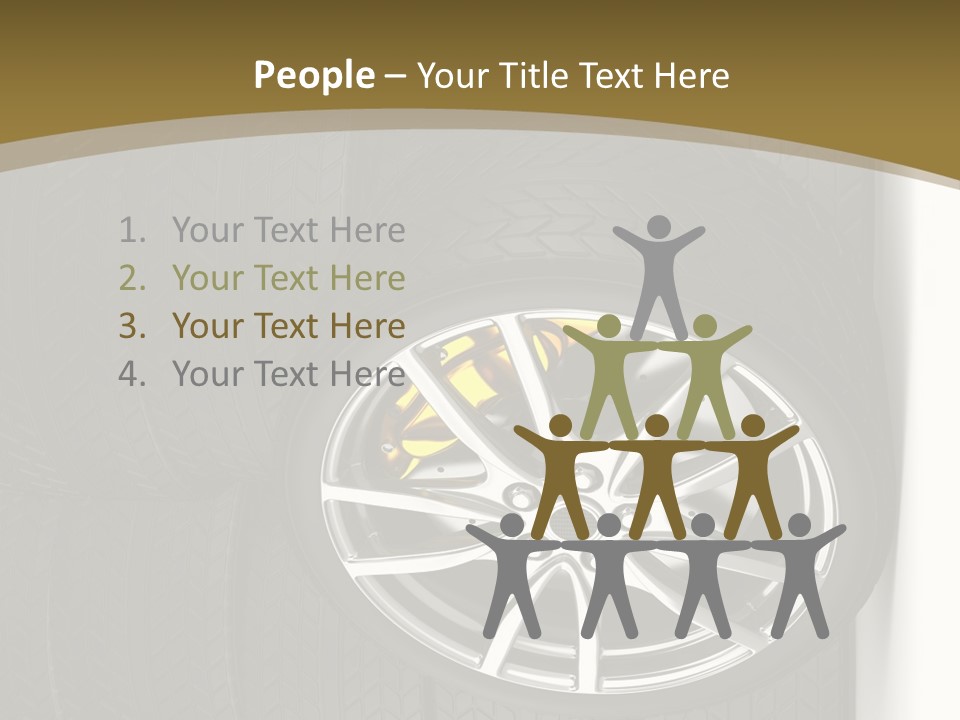 Speed Industry Tire PowerPoint Template