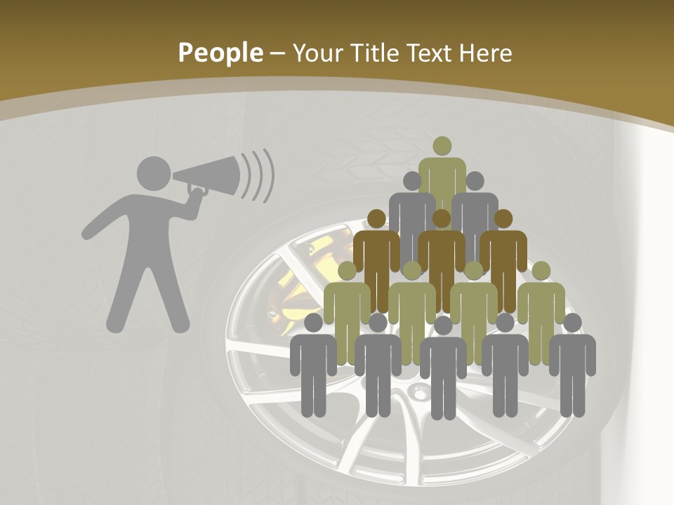 Speed Industry Tire PowerPoint Template