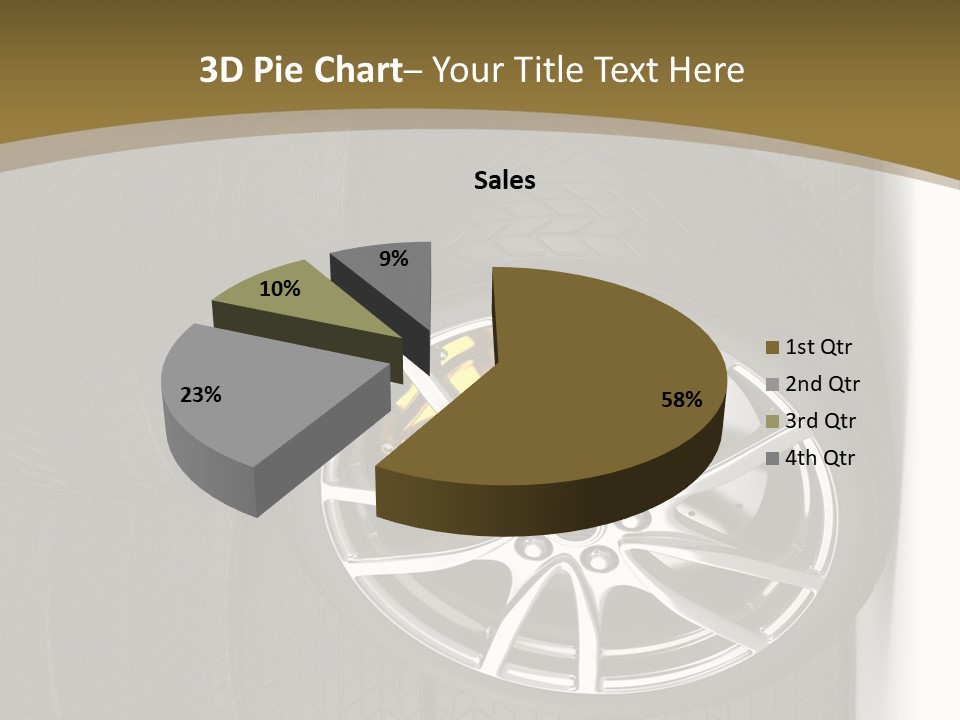 Speed Industry Tire PowerPoint Template