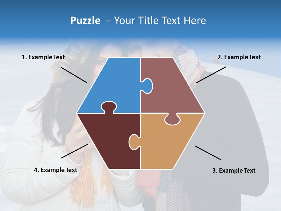 Liebe Tee Winterzeit PowerPoint Template