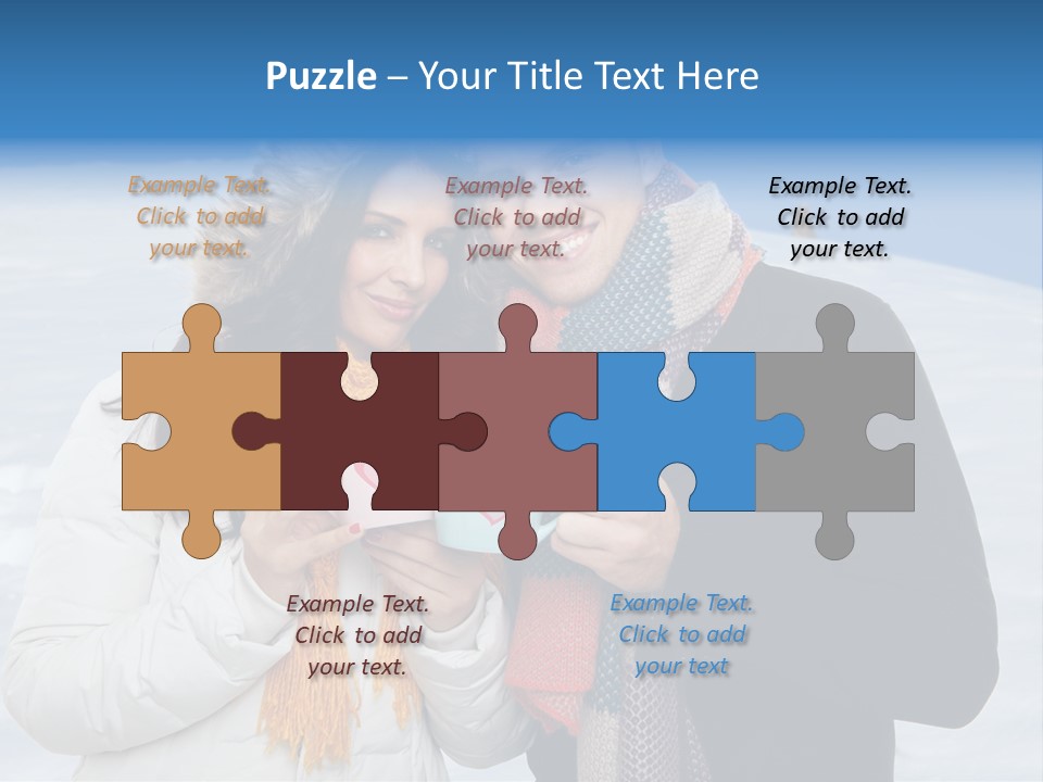 Liebe Tee Winterzeit PowerPoint Template