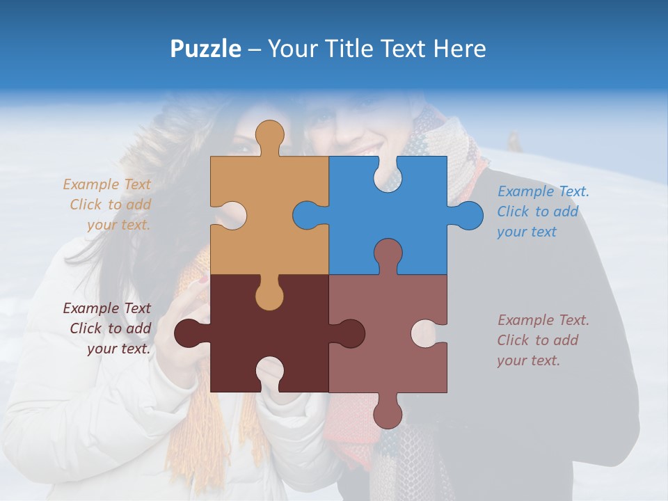 Liebe Tee Winterzeit PowerPoint Template