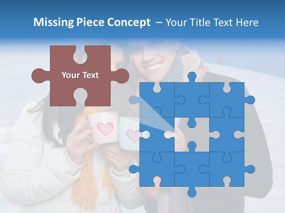 Liebe Tee Winterzeit PowerPoint Template