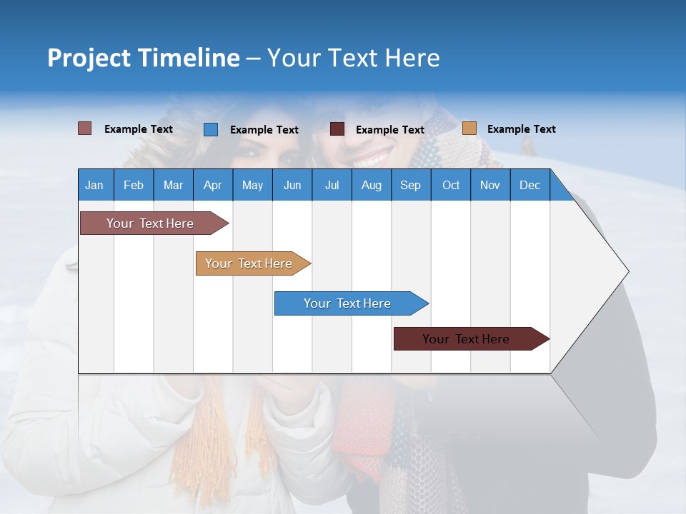 Liebe Tee Winterzeit PowerPoint Template