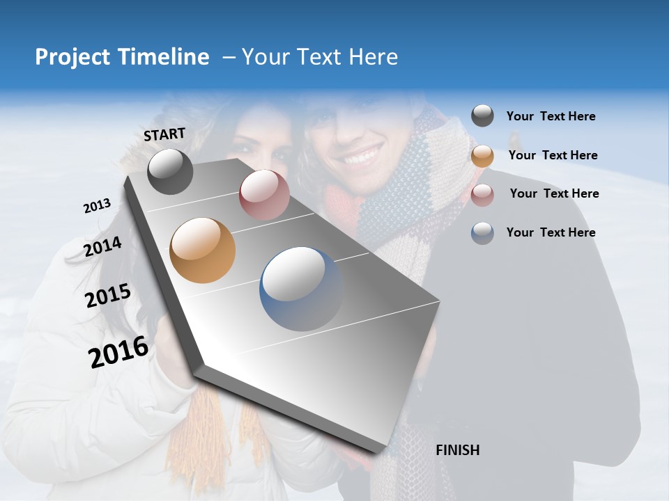 Liebe Tee Winterzeit PowerPoint Template