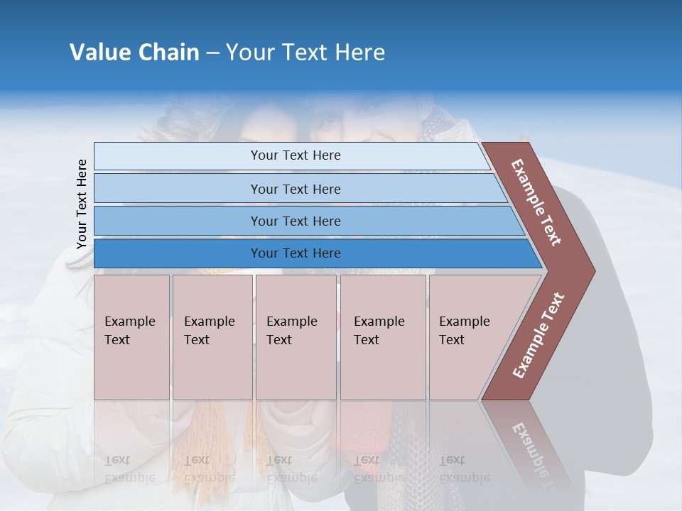 Liebe Tee Winterzeit PowerPoint Template