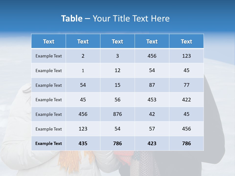 Liebe Tee Winterzeit PowerPoint Template