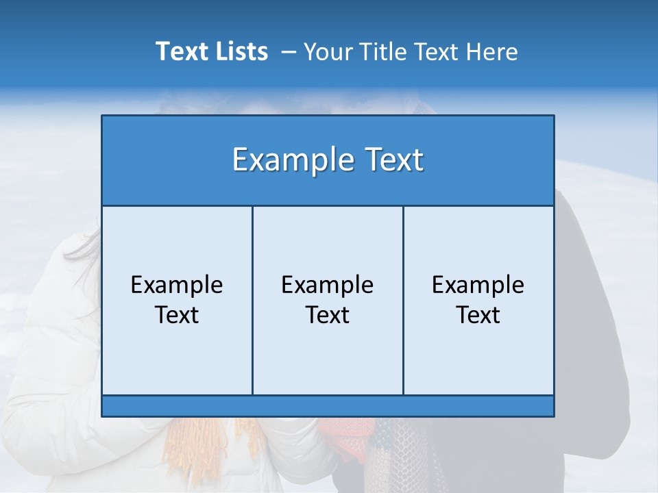 Liebe Tee Winterzeit PowerPoint Template