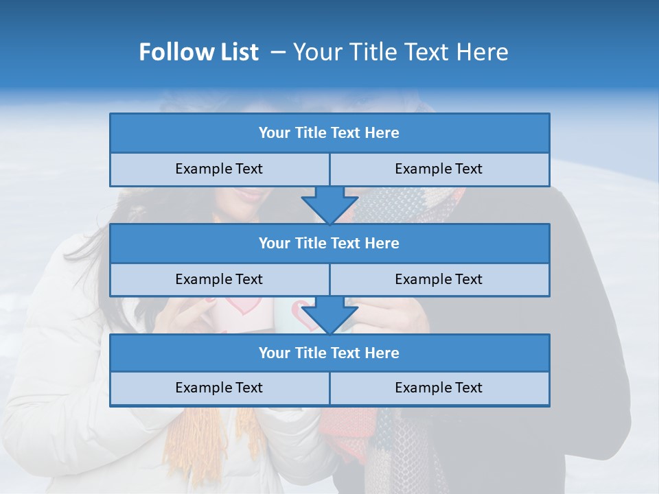 Liebe Tee Winterzeit PowerPoint Template