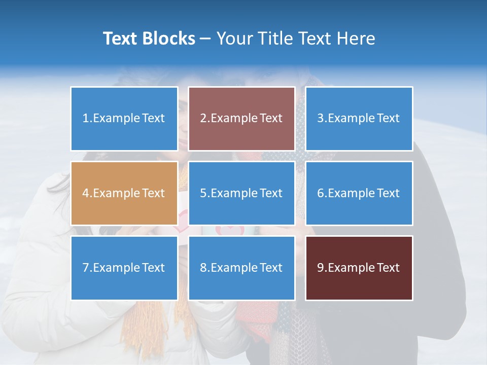 Liebe Tee Winterzeit PowerPoint Template