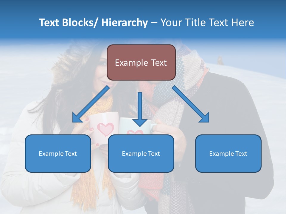 Liebe Tee Winterzeit PowerPoint Template