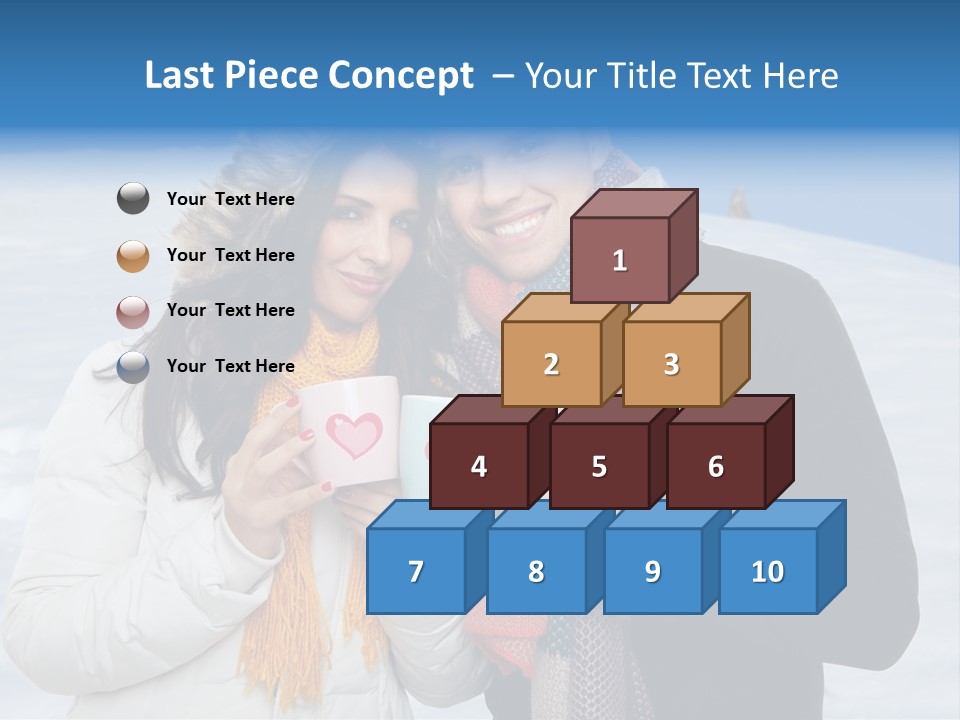 Liebe Tee Winterzeit PowerPoint Template