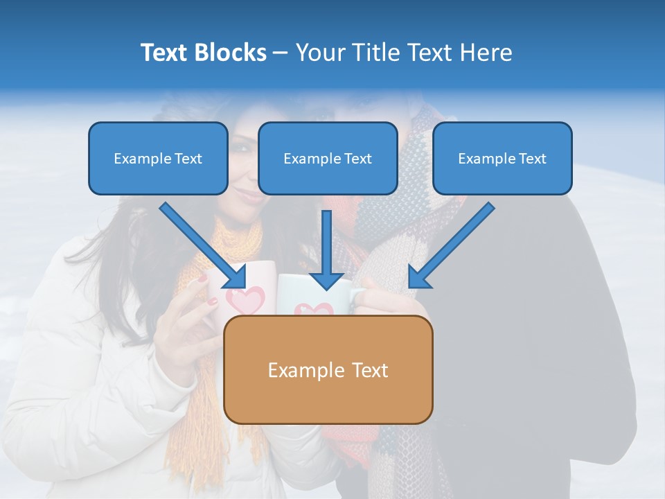 Liebe Tee Winterzeit PowerPoint Template