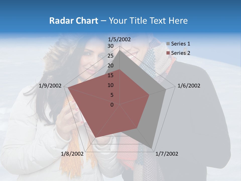 Liebe Tee Winterzeit PowerPoint Template