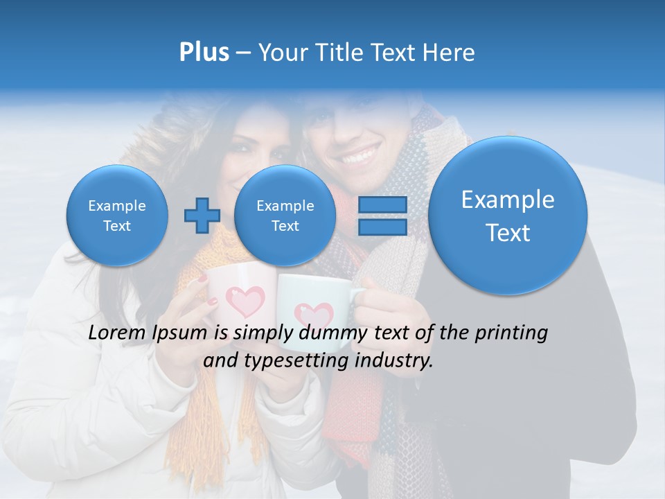 Liebe Tee Winterzeit PowerPoint Template