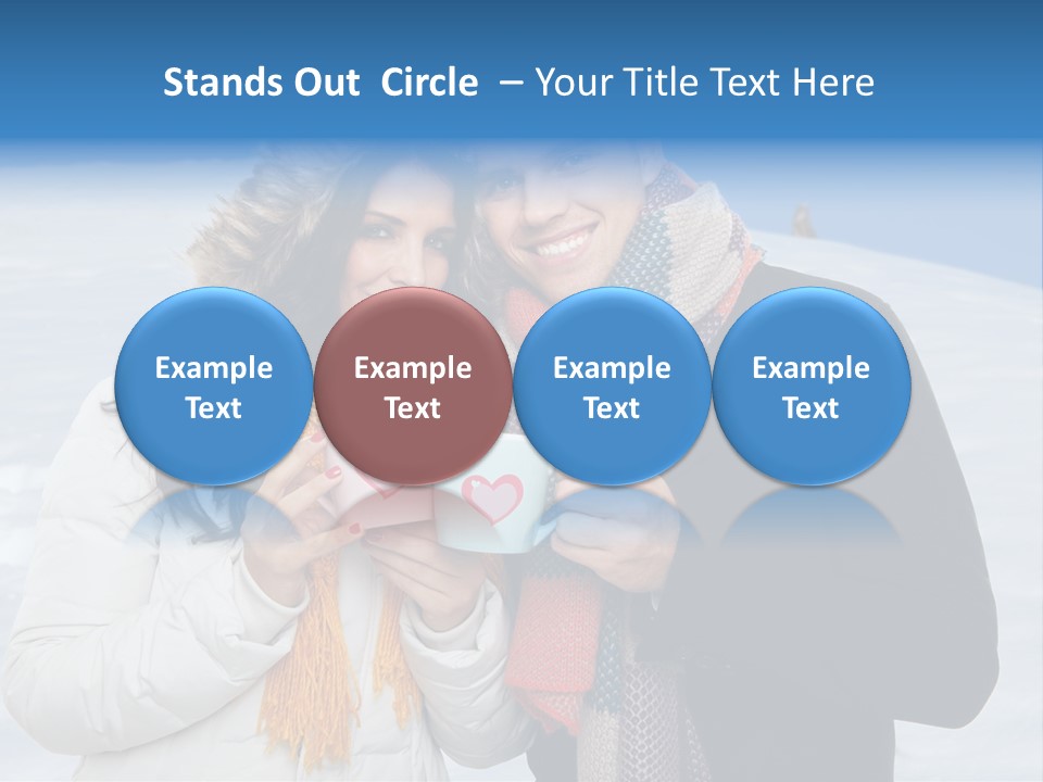 Liebe Tee Winterzeit PowerPoint Template