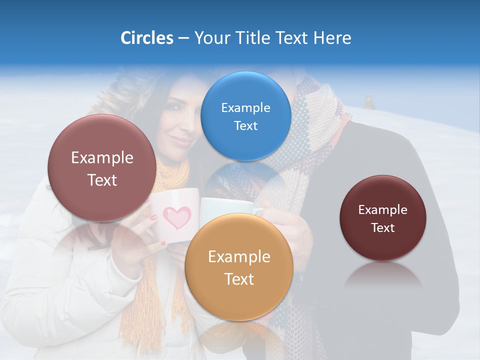 Liebe Tee Winterzeit PowerPoint Template