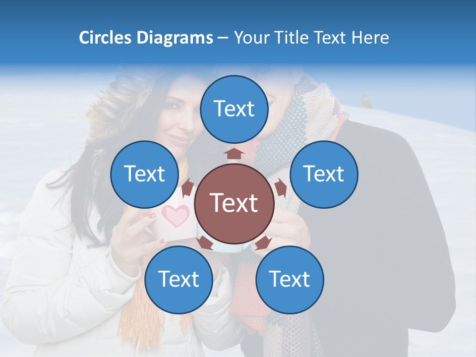 Liebe Tee Winterzeit PowerPoint Template