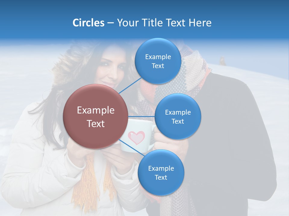 Liebe Tee Winterzeit PowerPoint Template