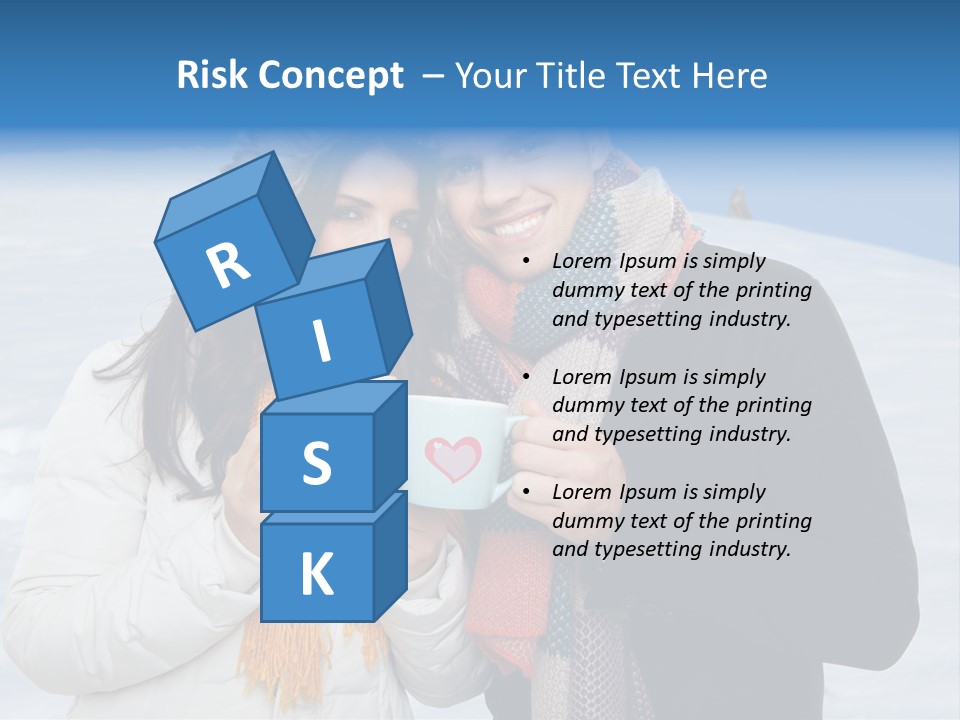 Liebe Tee Winterzeit PowerPoint Template