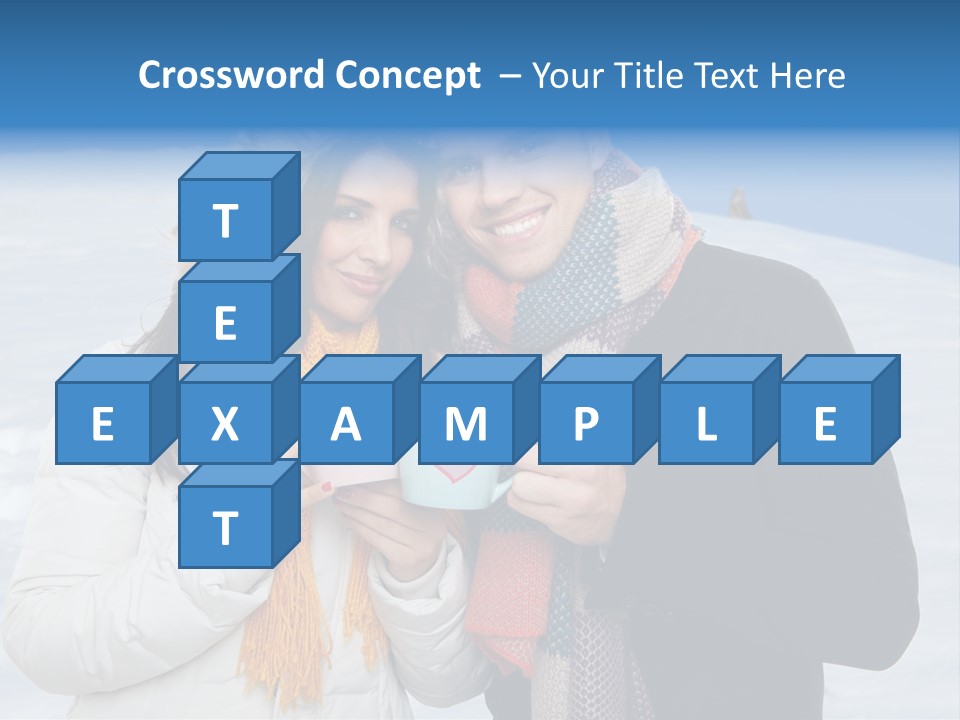 Liebe Tee Winterzeit PowerPoint Template