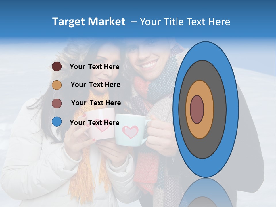 Liebe Tee Winterzeit PowerPoint Template