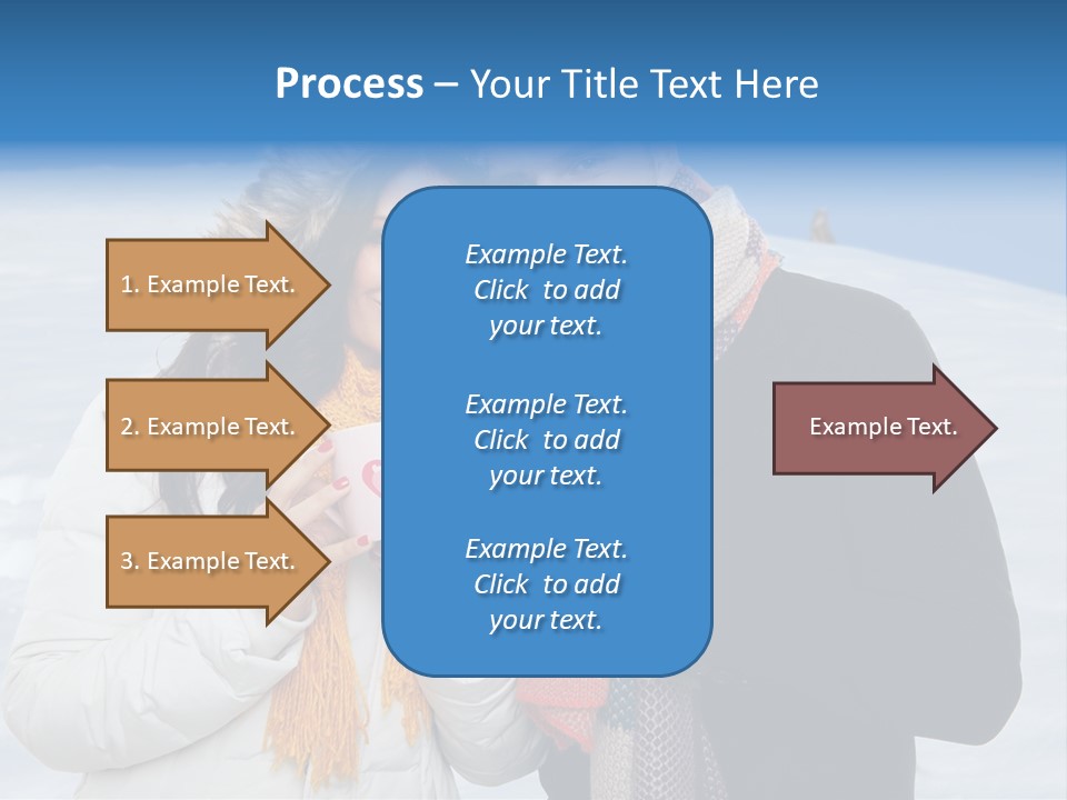 Liebe Tee Winterzeit PowerPoint Template