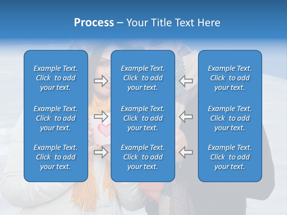 Liebe Tee Winterzeit PowerPoint Template