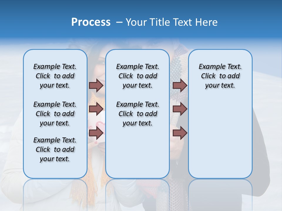 Liebe Tee Winterzeit PowerPoint Template