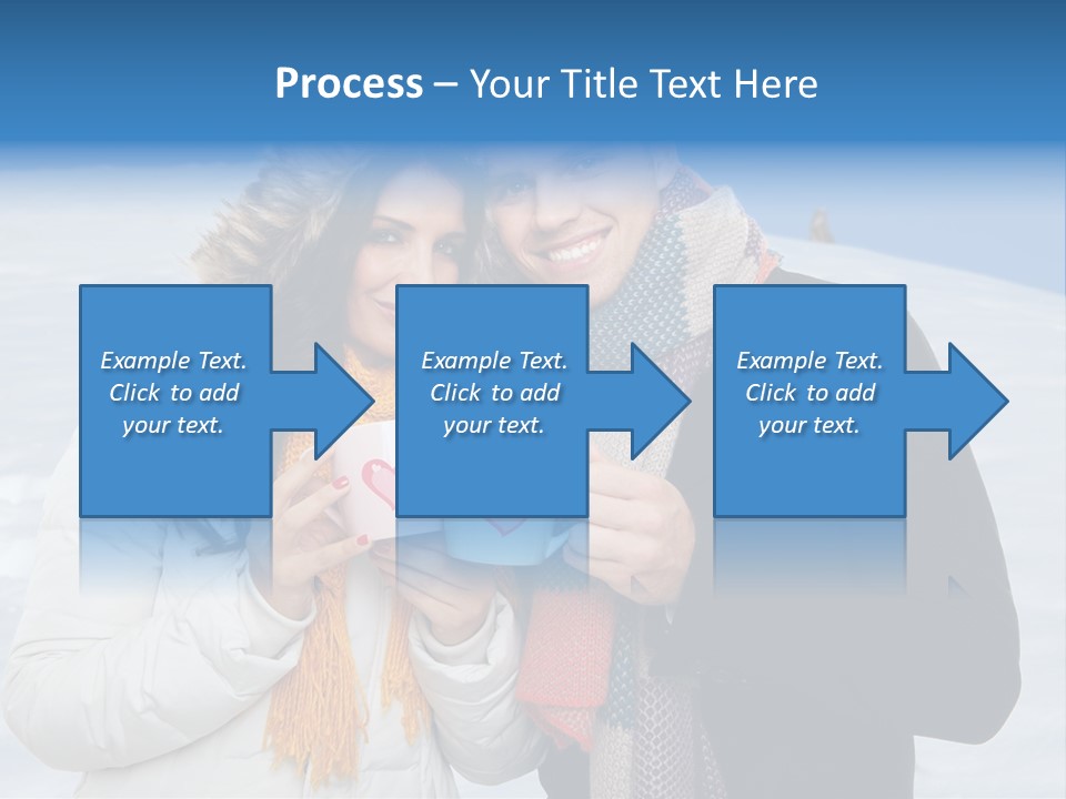 Liebe Tee Winterzeit PowerPoint Template