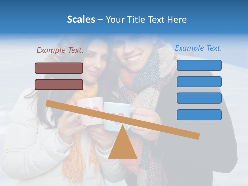 Liebe Tee Winterzeit PowerPoint Template