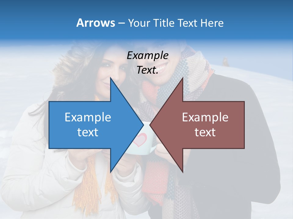 Liebe Tee Winterzeit PowerPoint Template