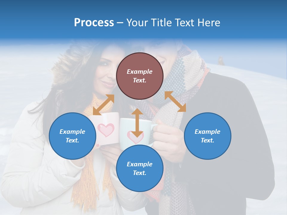 Liebe Tee Winterzeit PowerPoint Template