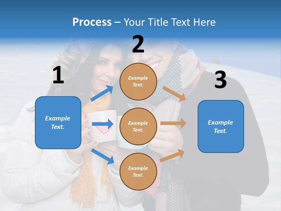 Liebe Tee Winterzeit PowerPoint Template