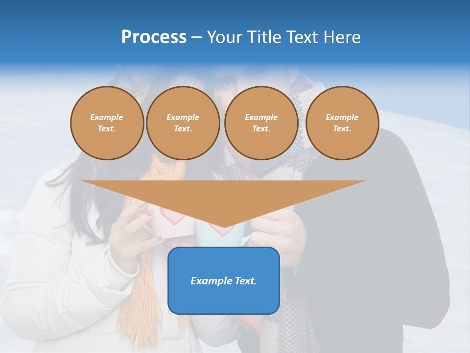 Liebe Tee Winterzeit PowerPoint Template