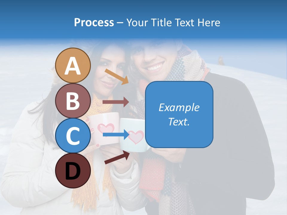 Liebe Tee Winterzeit PowerPoint Template