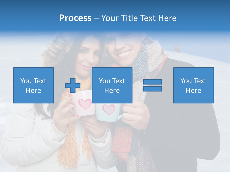 Liebe Tee Winterzeit PowerPoint Template