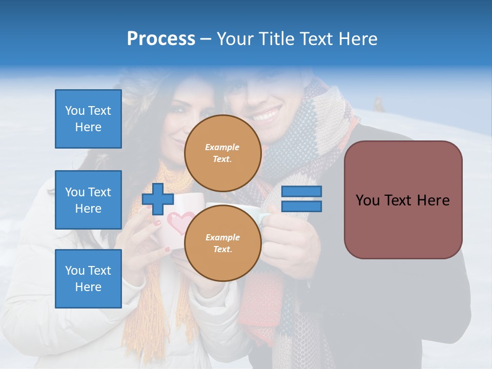 Liebe Tee Winterzeit PowerPoint Template