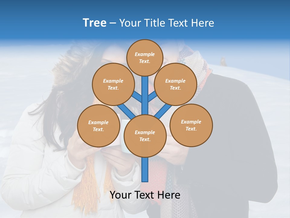 Liebe Tee Winterzeit PowerPoint Template