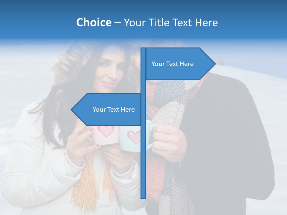 Liebe Tee Winterzeit PowerPoint Template