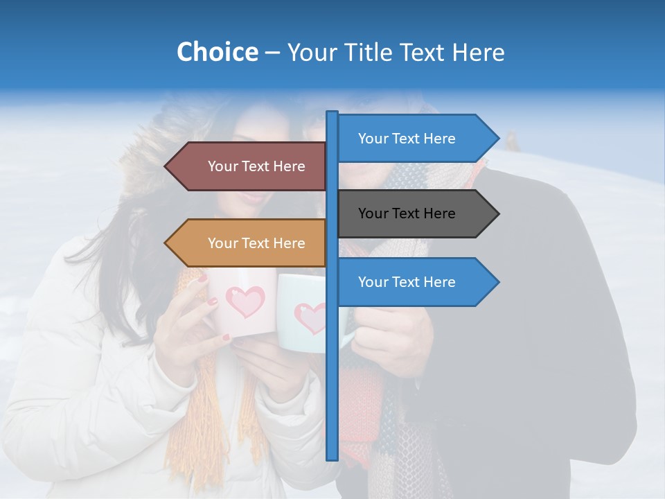 Liebe Tee Winterzeit PowerPoint Template