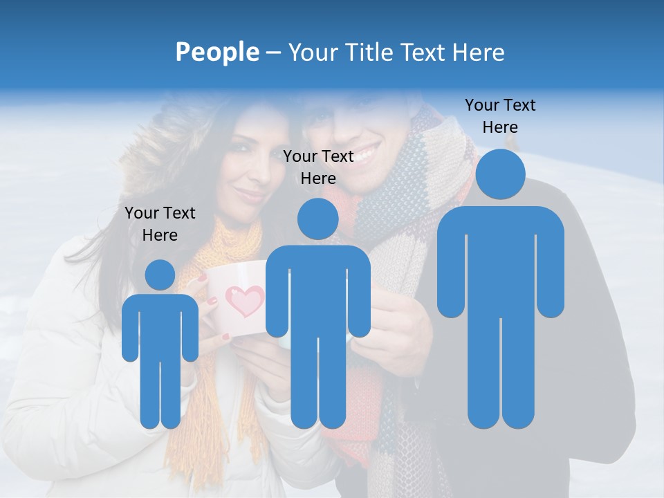 Liebe Tee Winterzeit PowerPoint Template