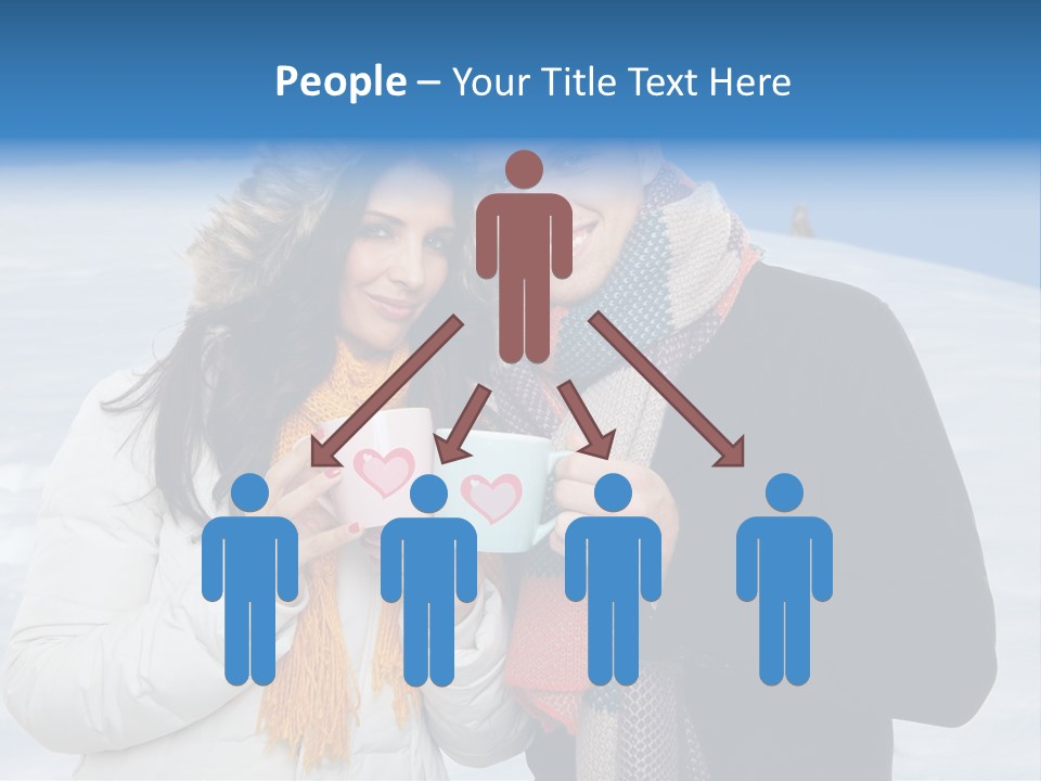 Liebe Tee Winterzeit PowerPoint Template