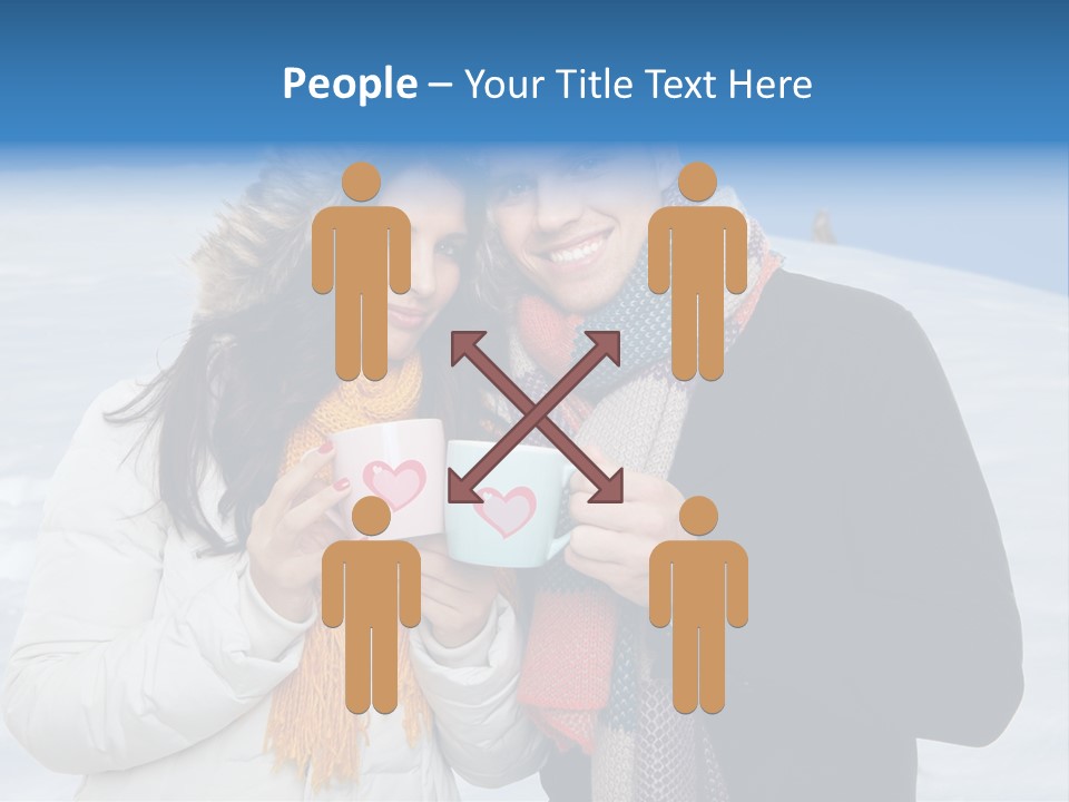 Liebe Tee Winterzeit PowerPoint Template
