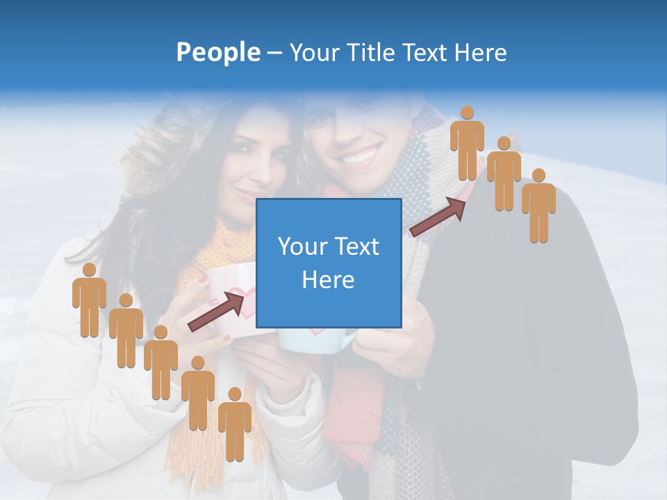 Liebe Tee Winterzeit PowerPoint Template