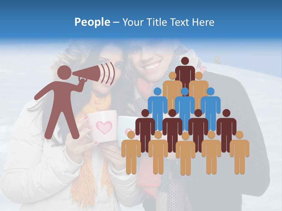 Liebe Tee Winterzeit PowerPoint Template