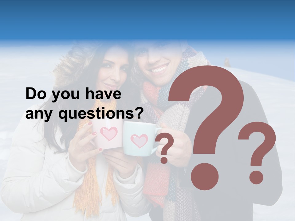 Liebe Tee Winterzeit PowerPoint Template